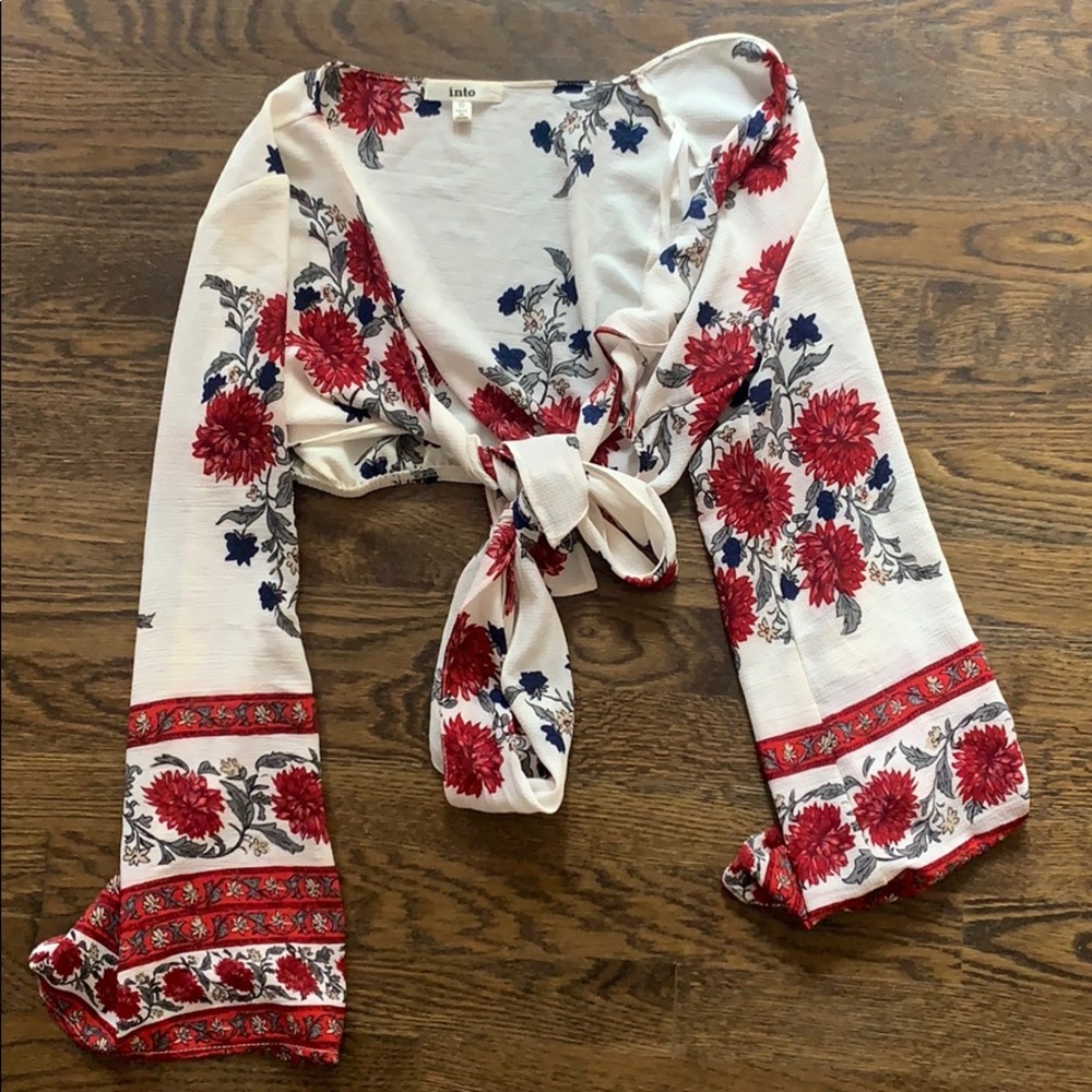 Multi-way open tie top